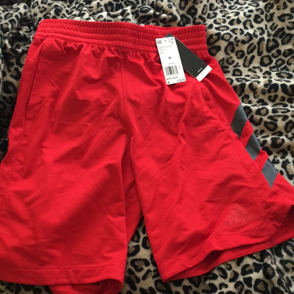 Red Adidas Shorts